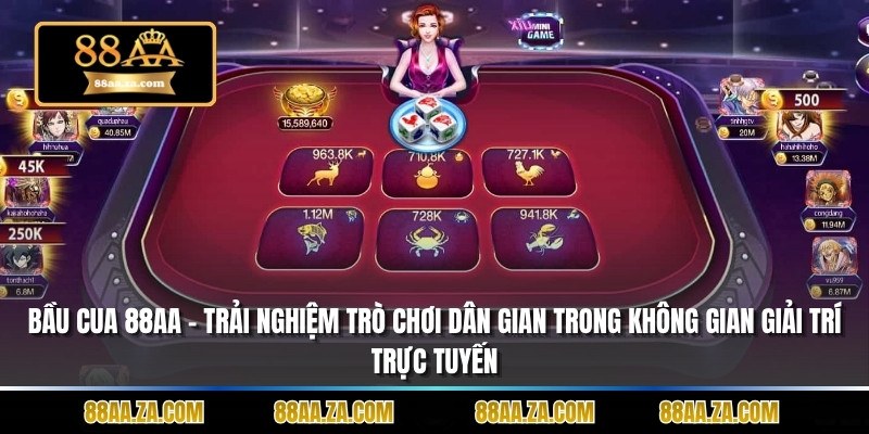 Bầu Cua 88aa – Trải Nghiệm Trò Chơi Dân Gian Trong Không Gian Giải Trí Trực Tuyến